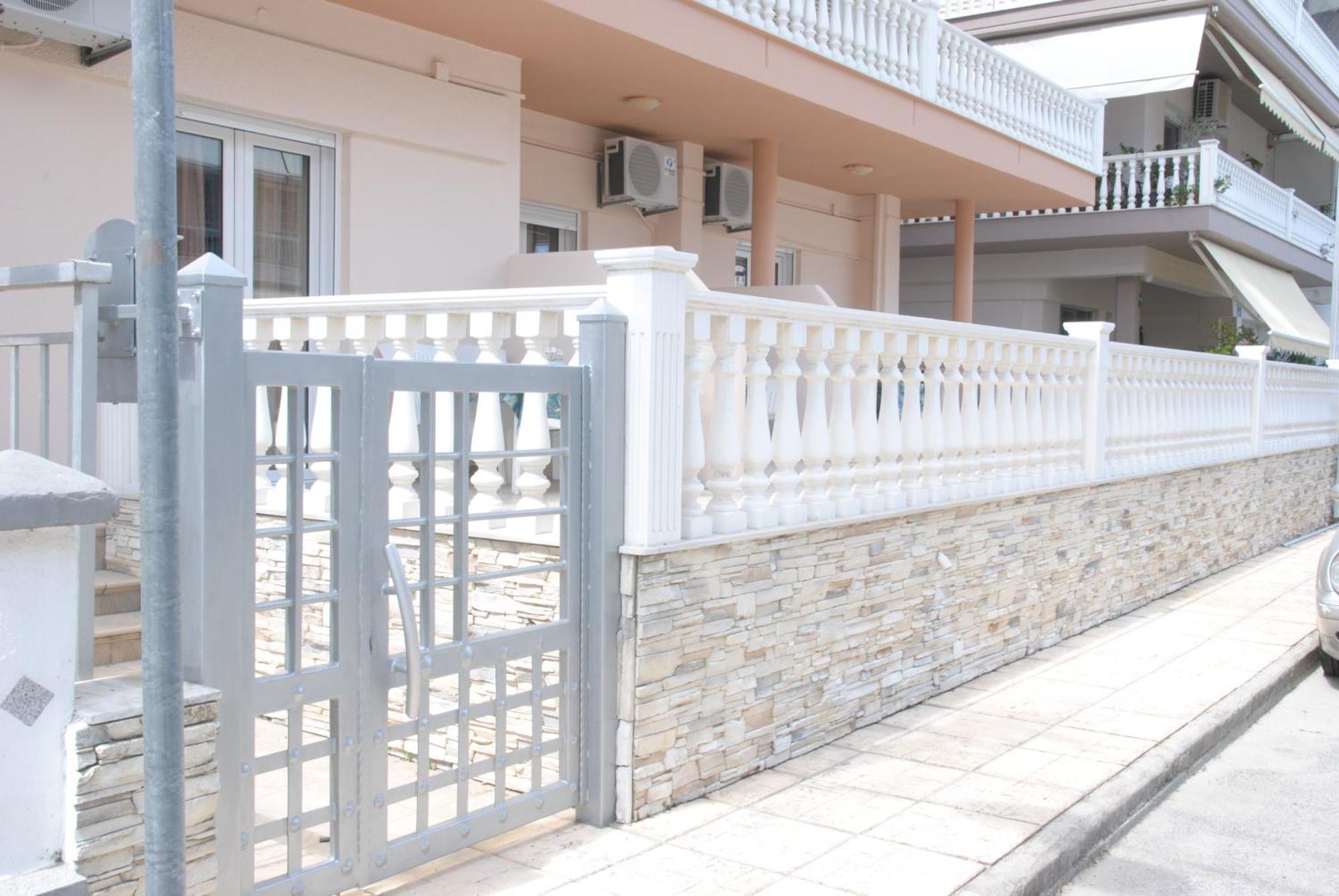 Light Blue Paralia Apartments Exterior foto